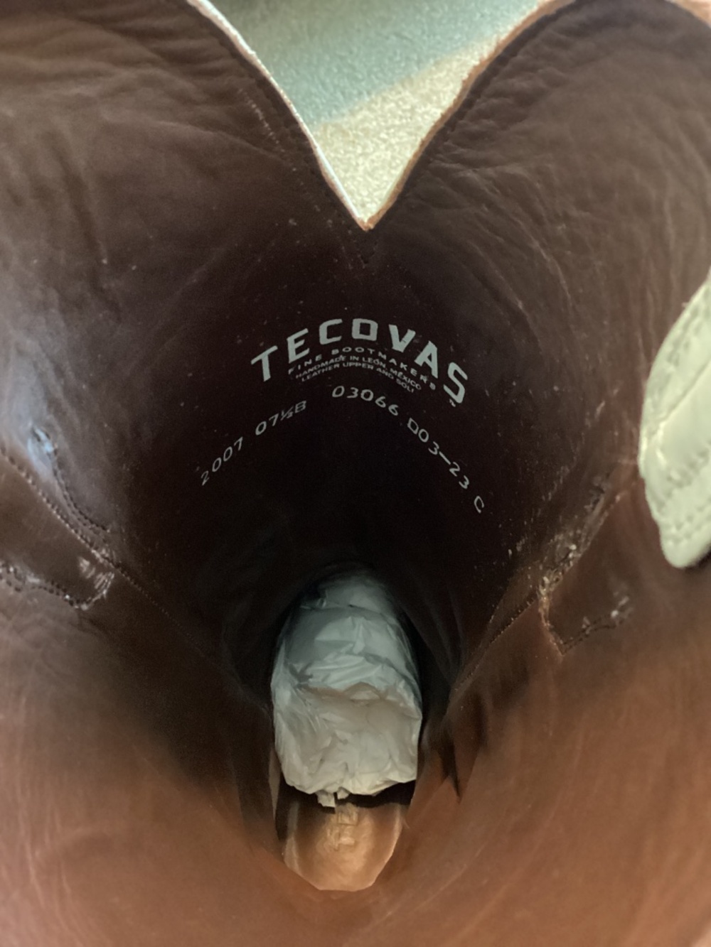 Tecovas The Annie Bone size 7.5 - Picture 6 of 6